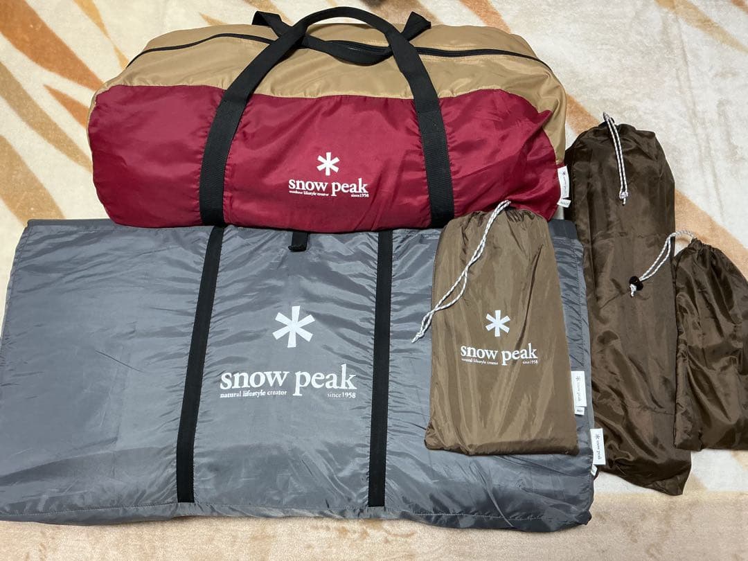 スノーピーク　アメニティドーム M インナーマット、グランドシート➕おまけ付き