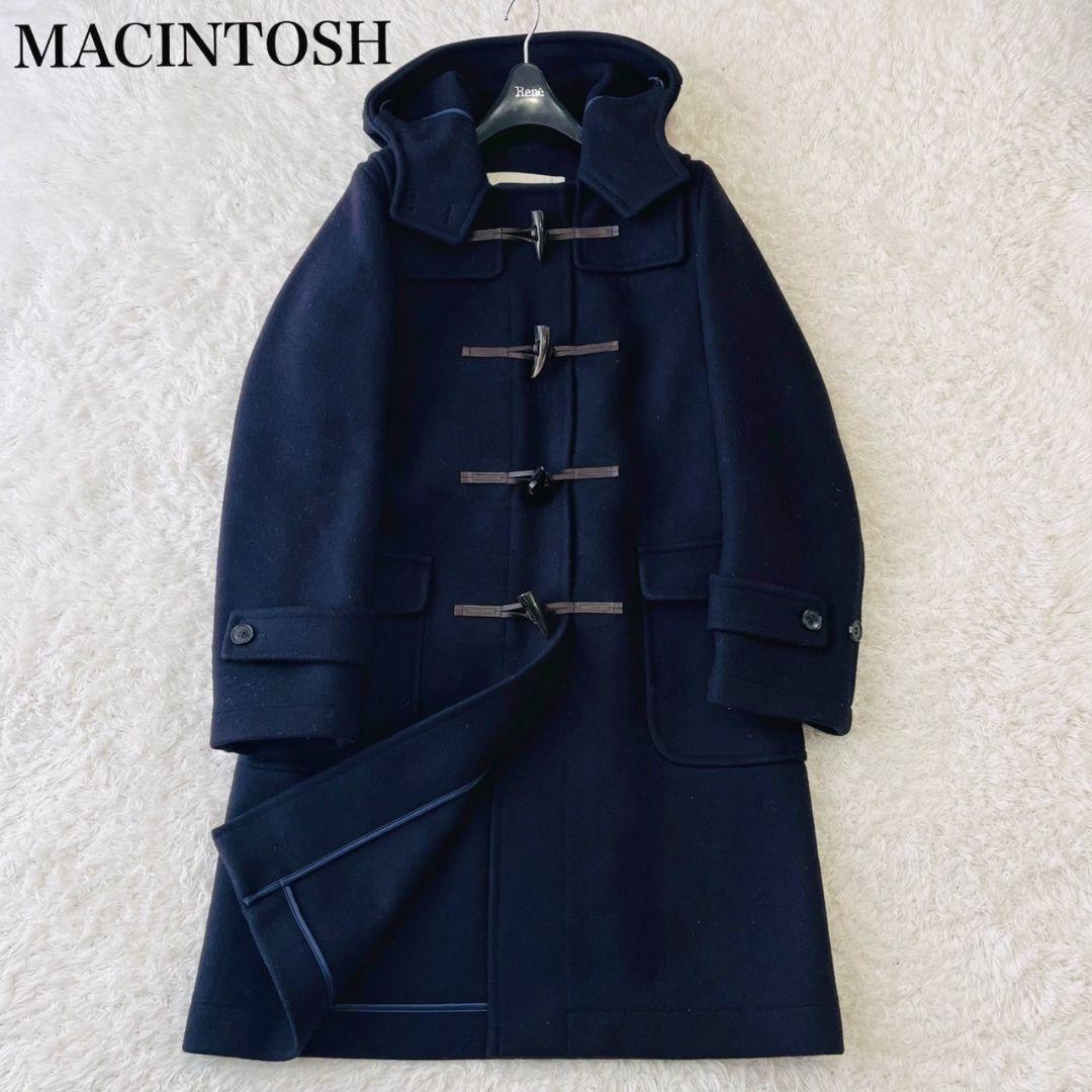 マッキントッシュ ダッフルコート ロング ネイビー トグル ウール ネイビー S