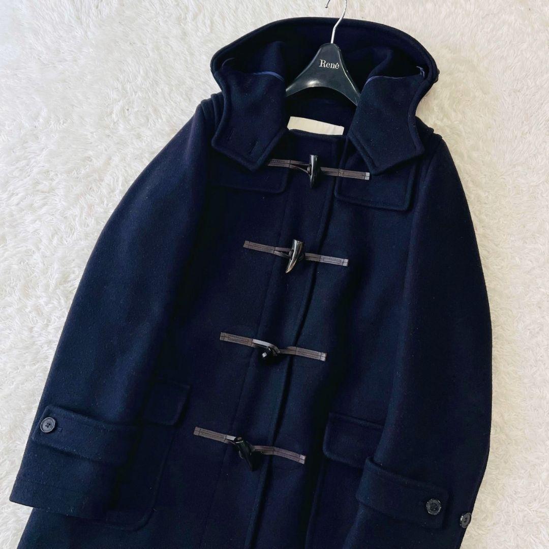 マッキントッシュ ダッフルコート ロング ネイビー トグル ウール ネイビー S