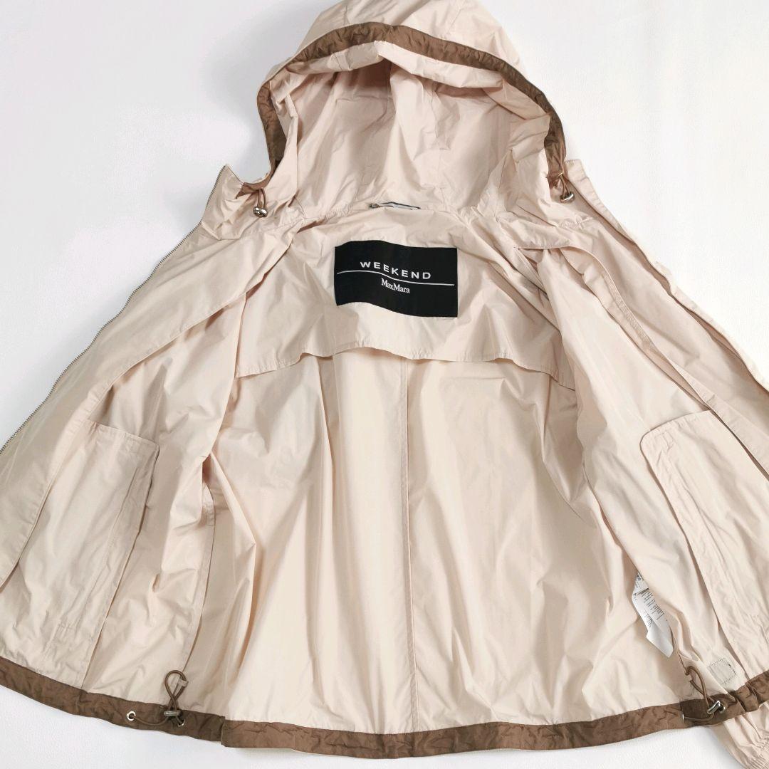 【美品✨】マックスマーラ ナイロンジャケット MAIELLA 蝶 L ベージュ