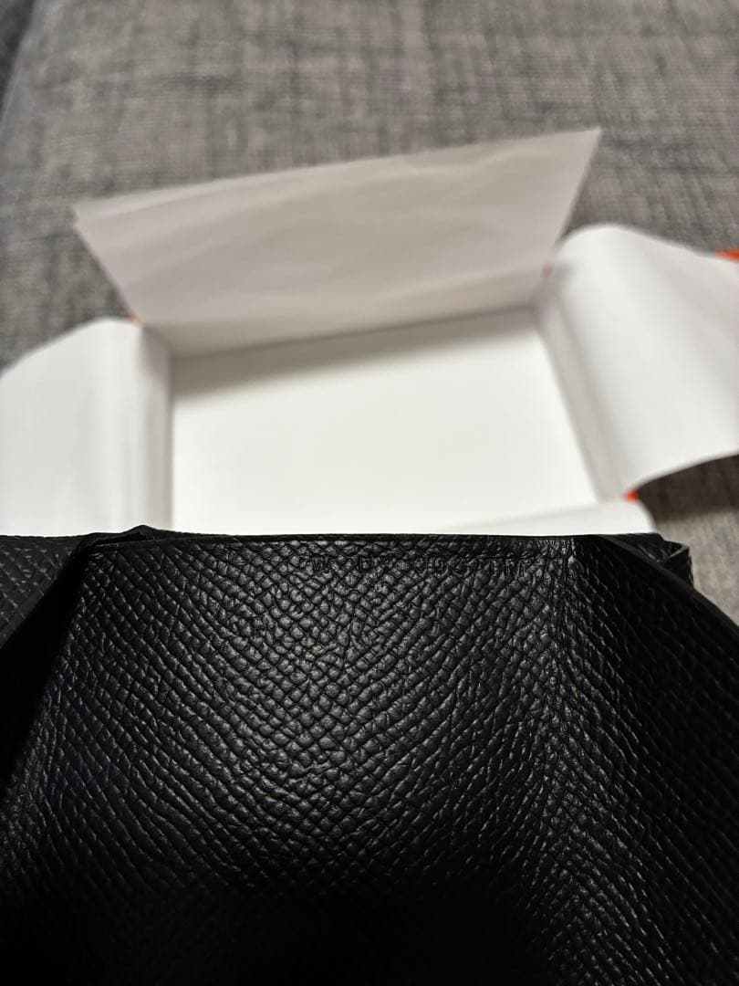 【超美品】HERMES エルメス カルヴィデュオ 黒 W刻印 ヴォーエプソン