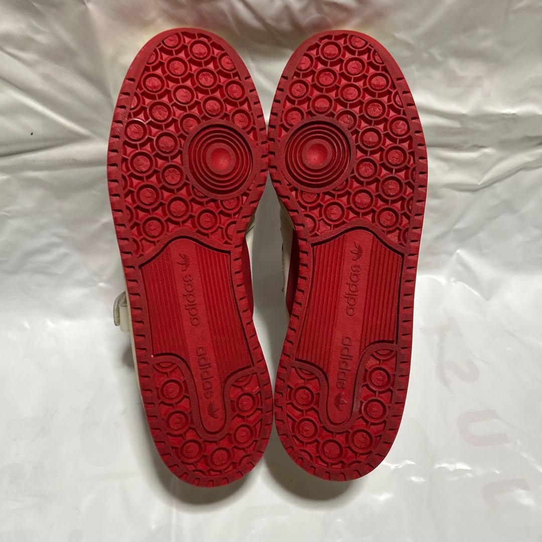 新品 アディダスadidas フォーラム・ロー FORUM 27.5cm 白赤