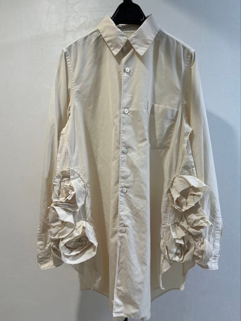 AD2023 コムコム　コムデギャルソン　バラ　シャツ　ブラウス