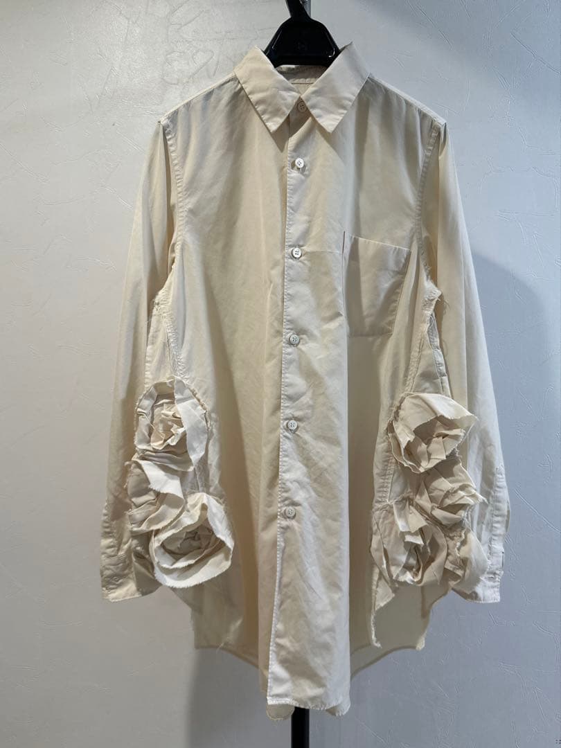 AD2023 コムコム　コムデギャルソン　バラ　シャツ　ブラウス