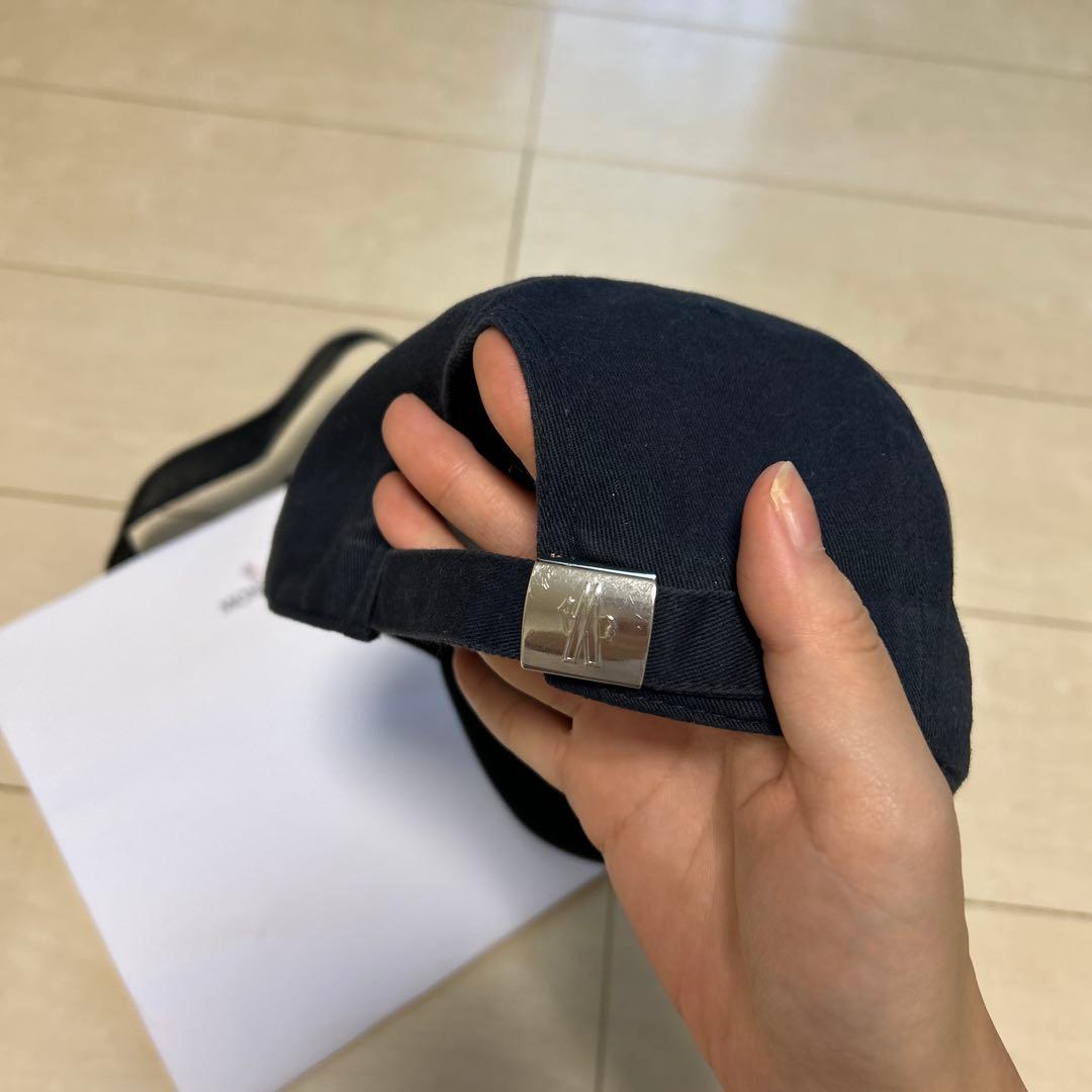 i*3様 正規品MONCLER ベスボールキャップ unisex Ｗワッペン