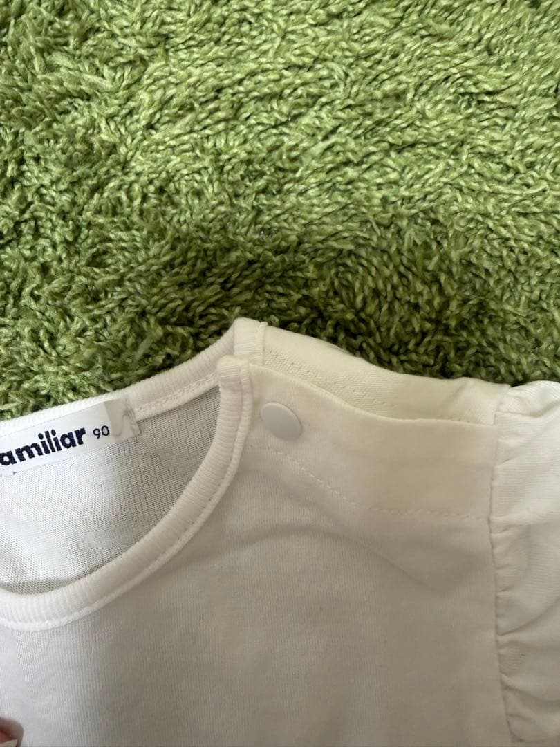 familiar アイスクリーム刺繍 ワンピース サイズ90