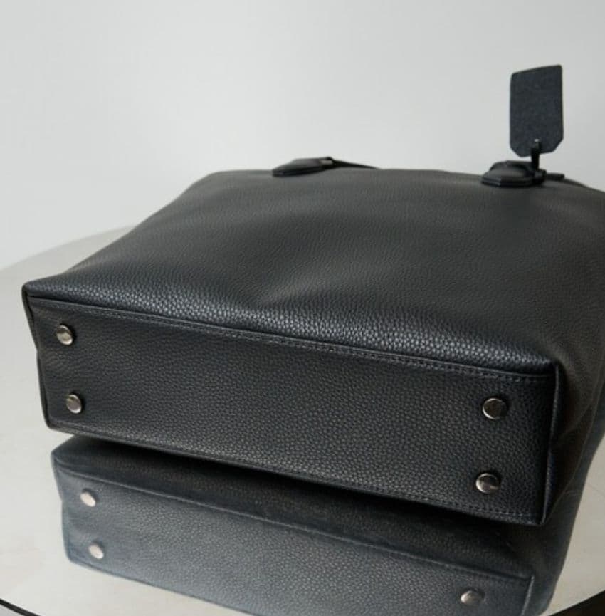 ABAHOUSE　メンズ　レディース　レザー　ブラック　トートバッグ