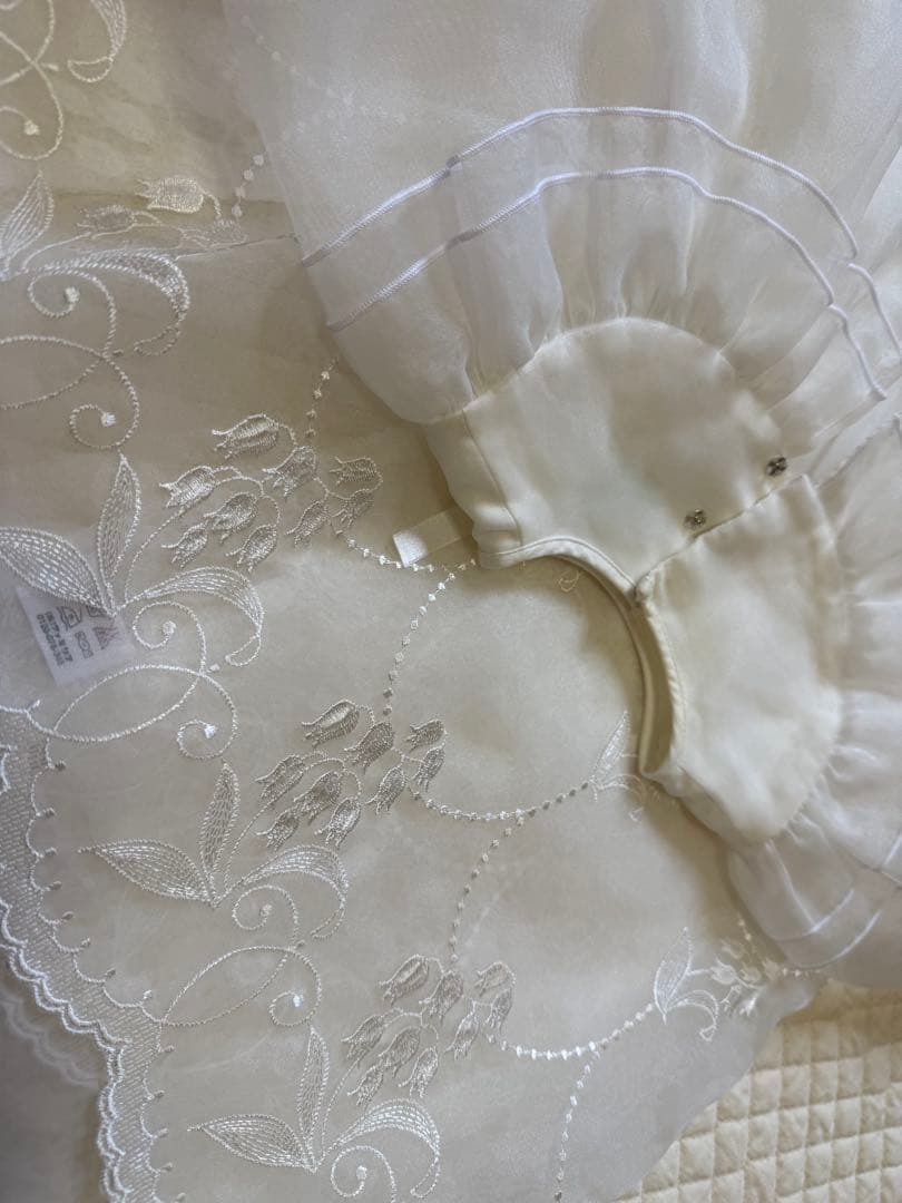 ファミリア　すずらん　ベビードレス&カバーオール＆帽子 セット│ お宮参り