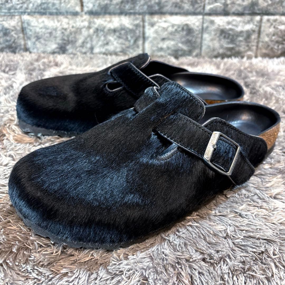 極美品❣️ レア✨ BIRKENSTOCK ビルケンシュトック ボストン ハラコ