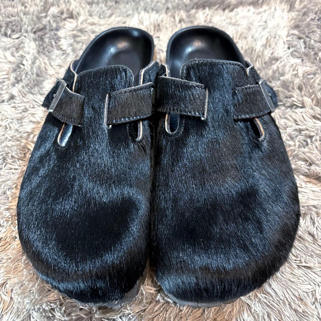 極美品❣️ レア✨ BIRKENSTOCK ビルケンシュトック ボストン ハラコ