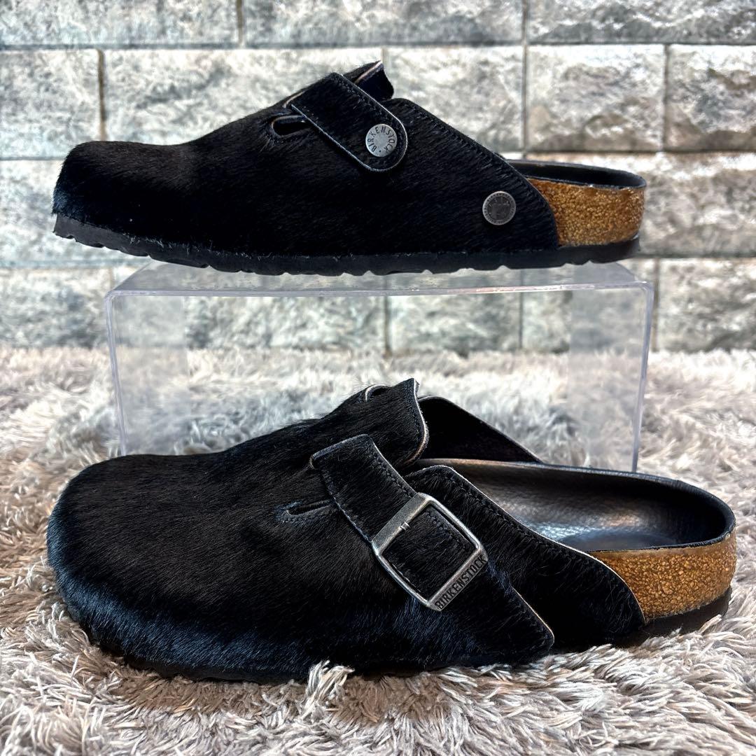 極美品❣️ レア✨ BIRKENSTOCK ビルケンシュトック ボストン ハラコ