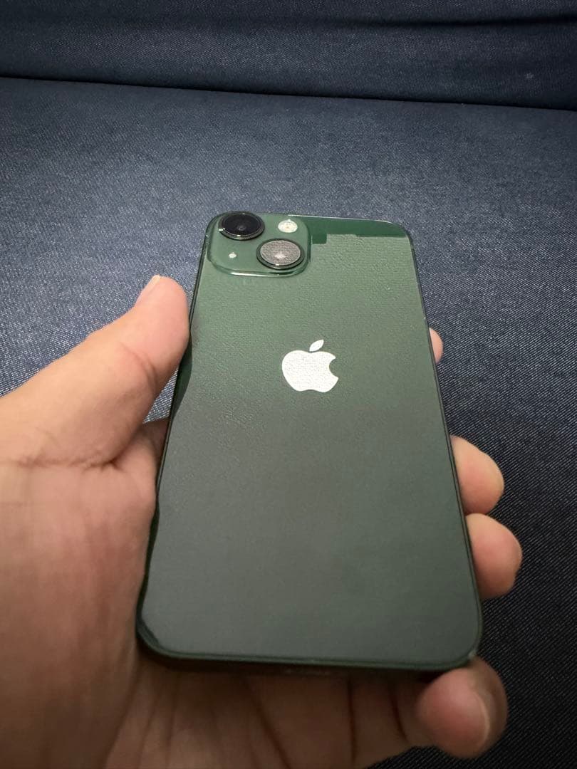 値下げ！美品！Apple iPhone 13 miniミッドナイトグリーン 本体