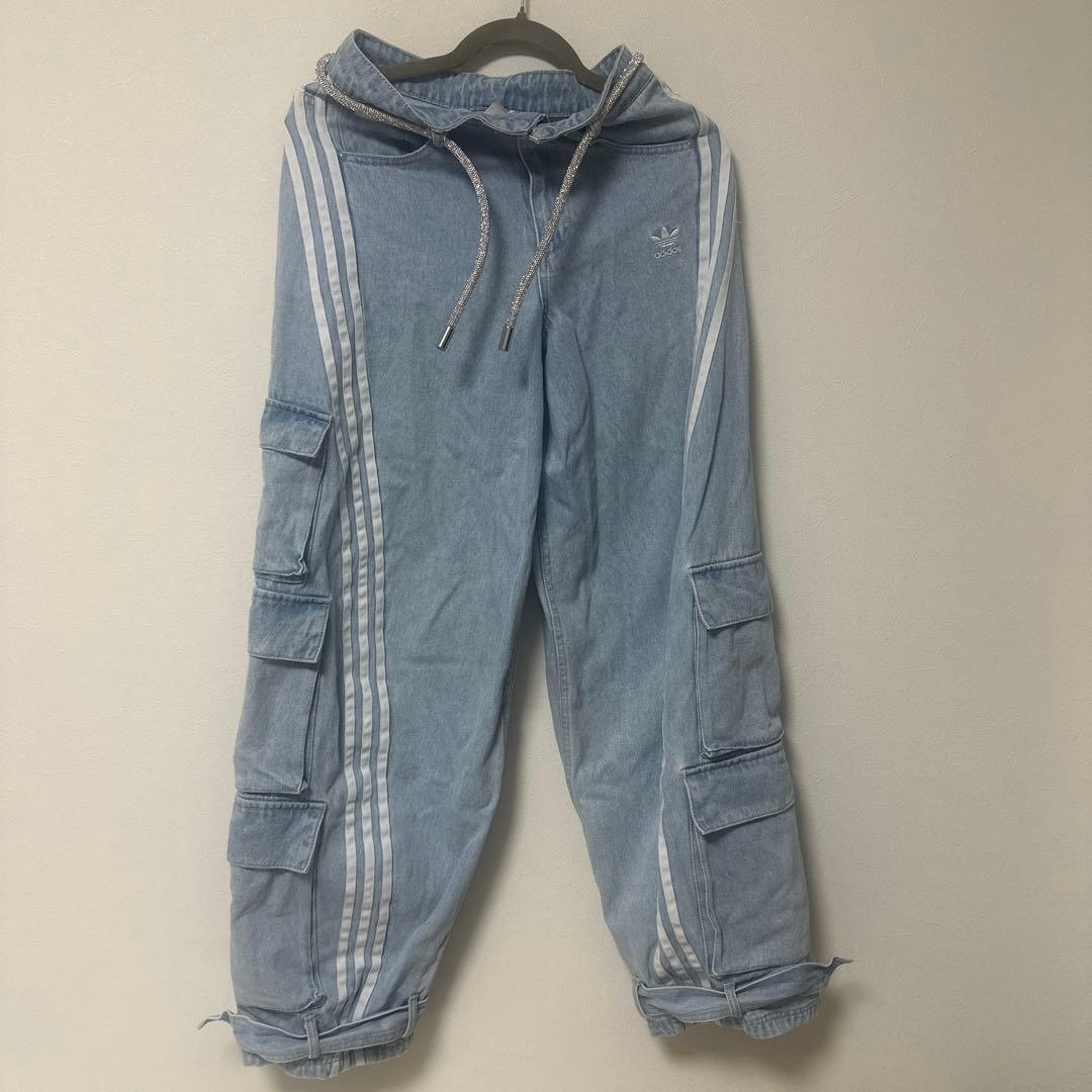 adidas デニム パンツ 25