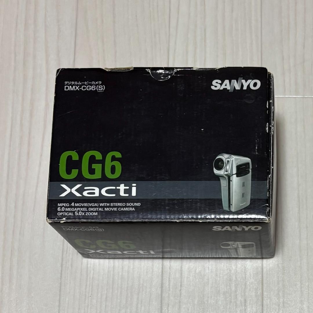 SANYO Xacti DMX-CG6(S) ビデオカメラ 600万画素 防水