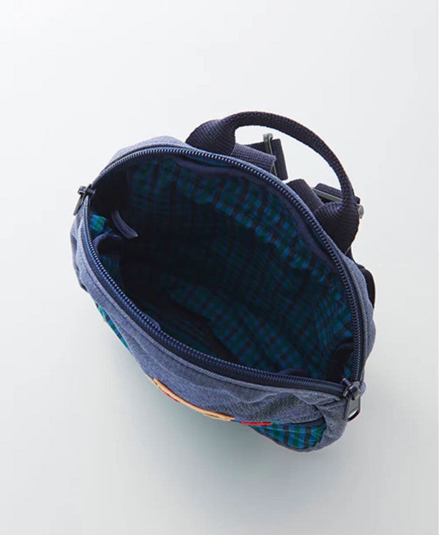 familiar くま犬刺繍 リュックサック