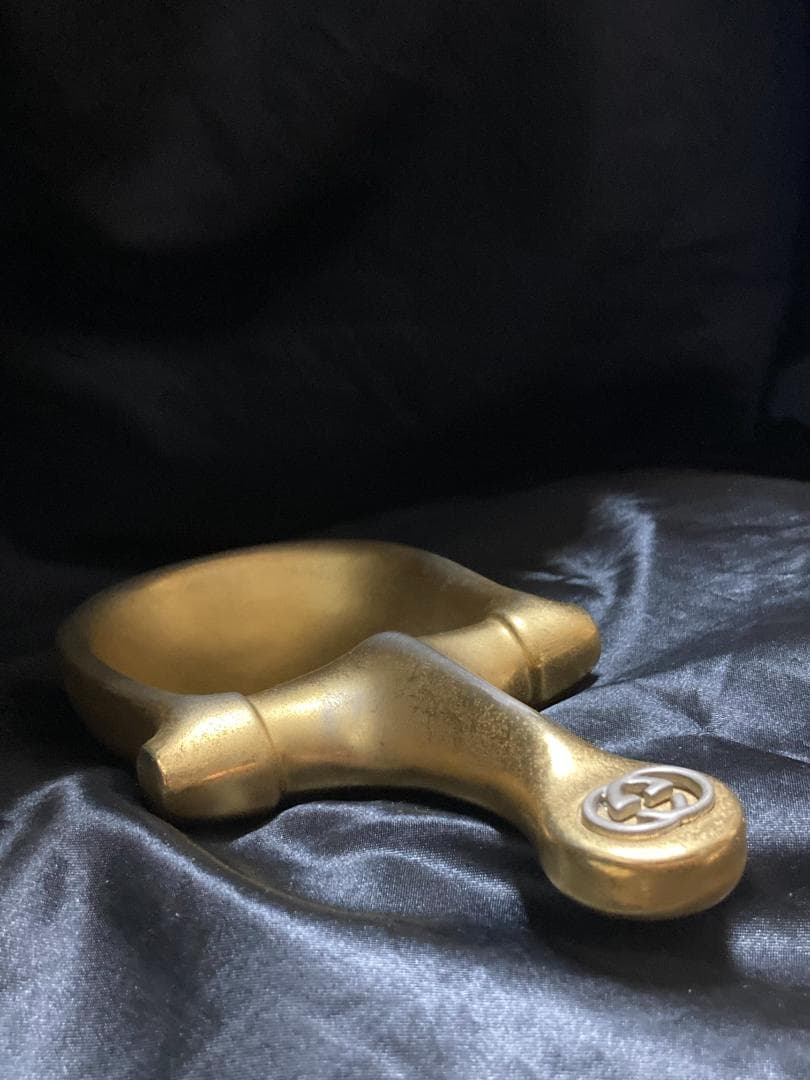 グッチ ホースビット トリンケットトレイ ゴールド トレー