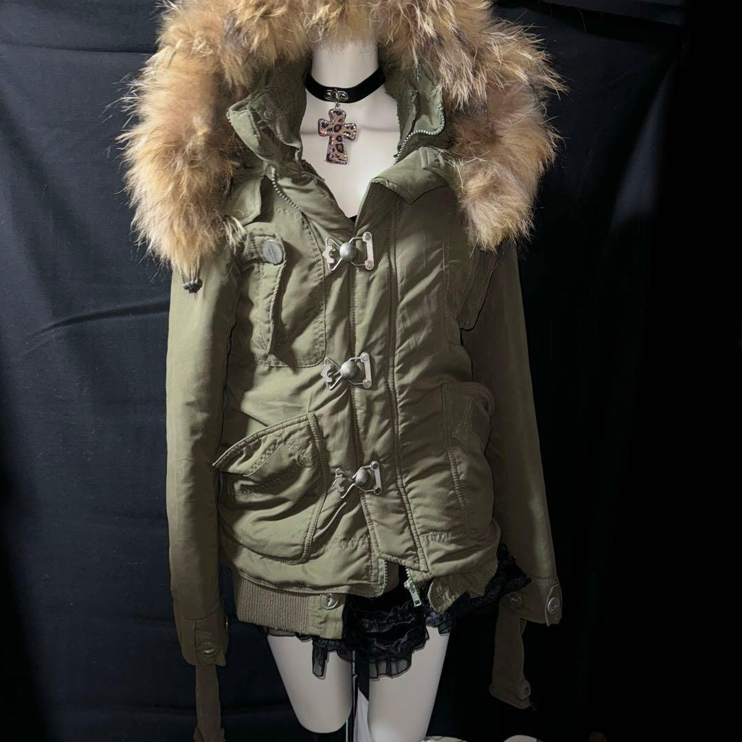 SLY 平成初期 Y2K 平成ギャル グランジ ミリタリーコート ギミック