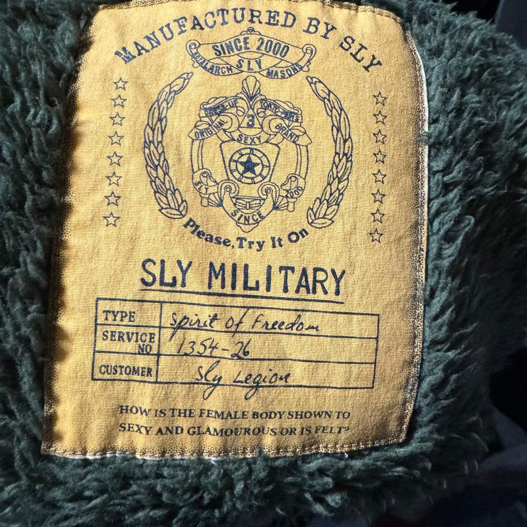 SLY 平成初期 Y2K 平成ギャル グランジ ミリタリーコート ギミック