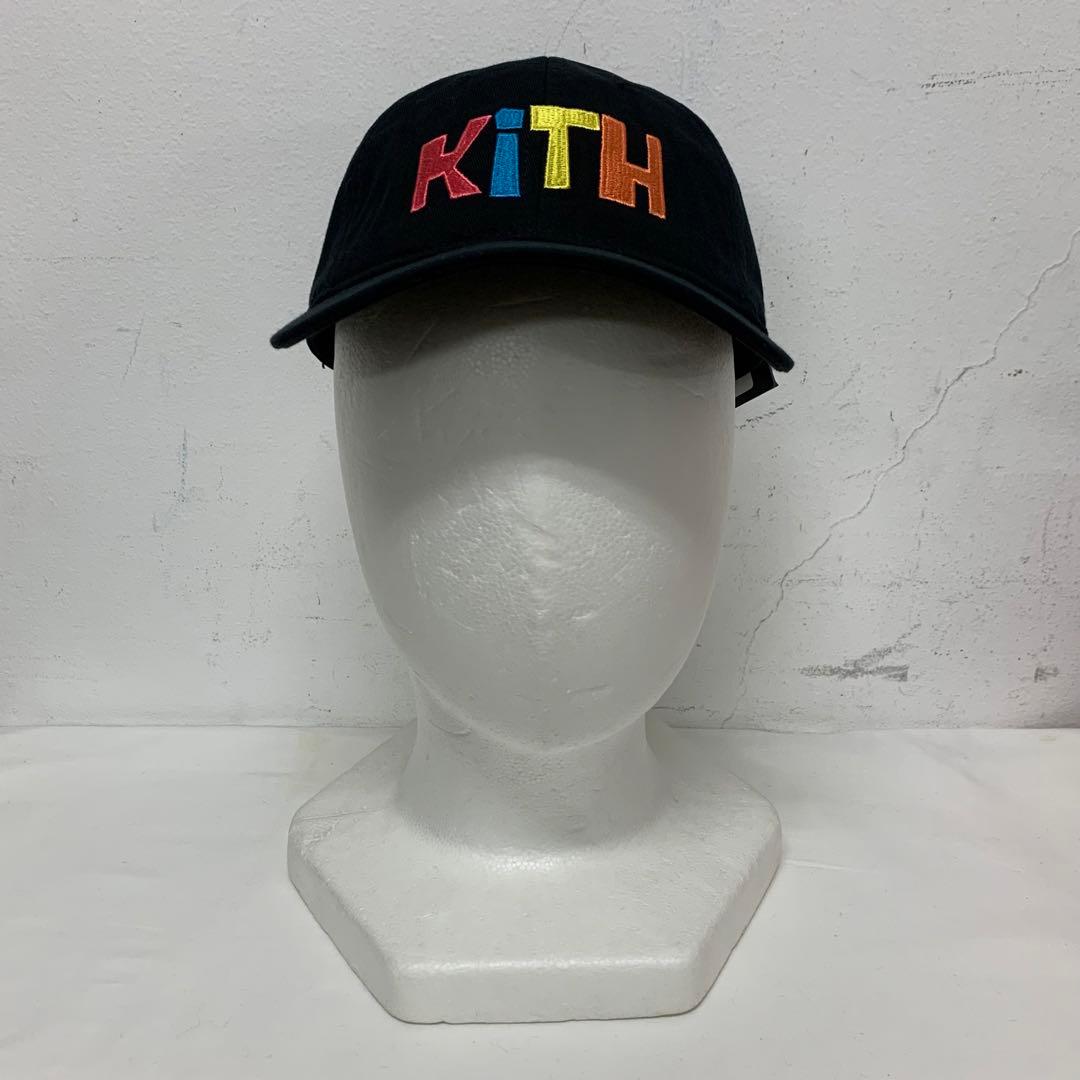 稀少 新品未使用 KITH キス 子供用 KIDS マルチカラーロゴ キャップ