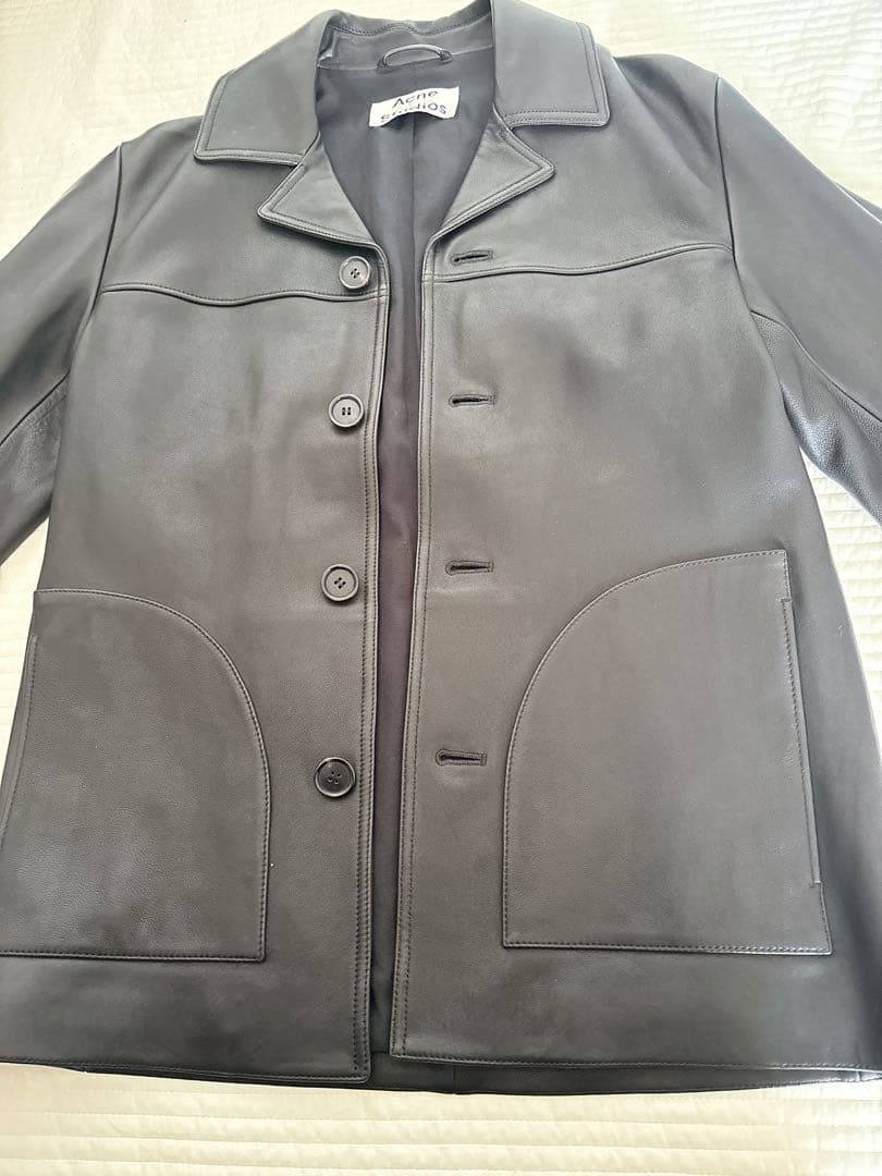 YYYRAcne Studios レザー　ジャケット　メンズ