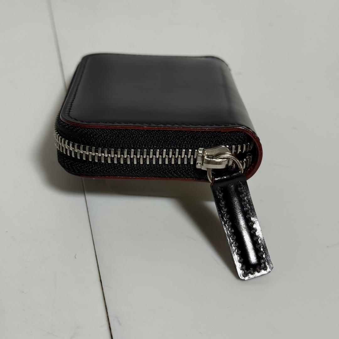 ⭐️未使用級⭐️土屋鞄　コードバン　パース　ラウンドファスナー　折財布