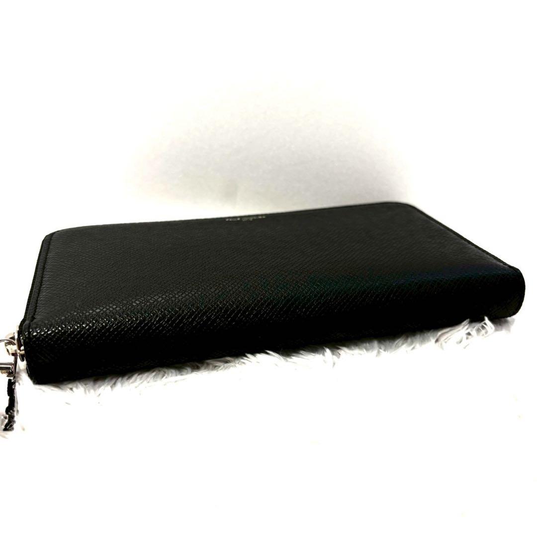 新品　未使用　ペッレモルビダ　メンズ　長財布　ラウンドジップ　ブラック　レザー