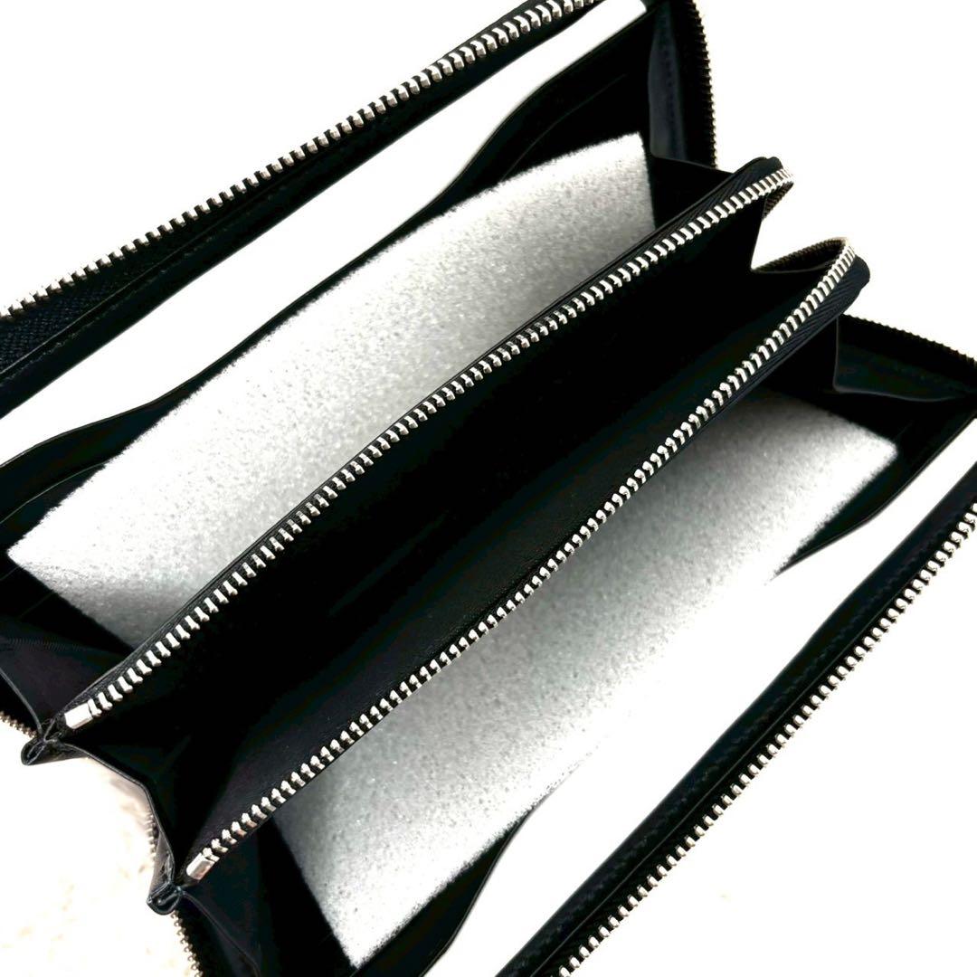 新品　未使用　ペッレモルビダ　メンズ　長財布　ラウンドジップ　ブラック　レザー