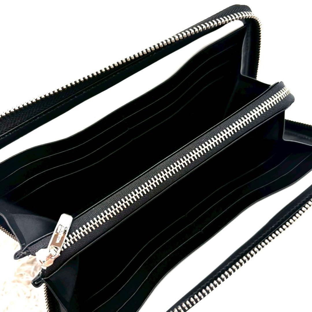 新品　未使用　ペッレモルビダ　メンズ　長財布　ラウンドジップ　ブラック　レザー