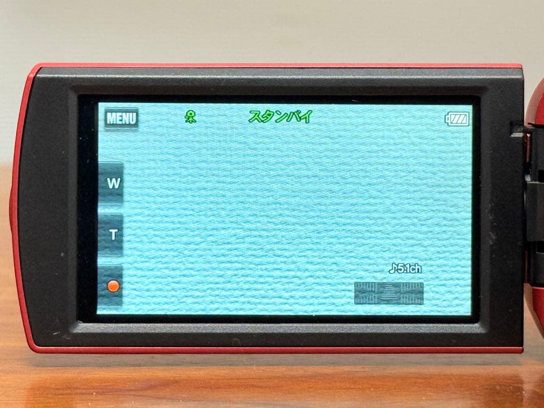 SONY HDR-CX680 ビデオカメラ 赤色本体