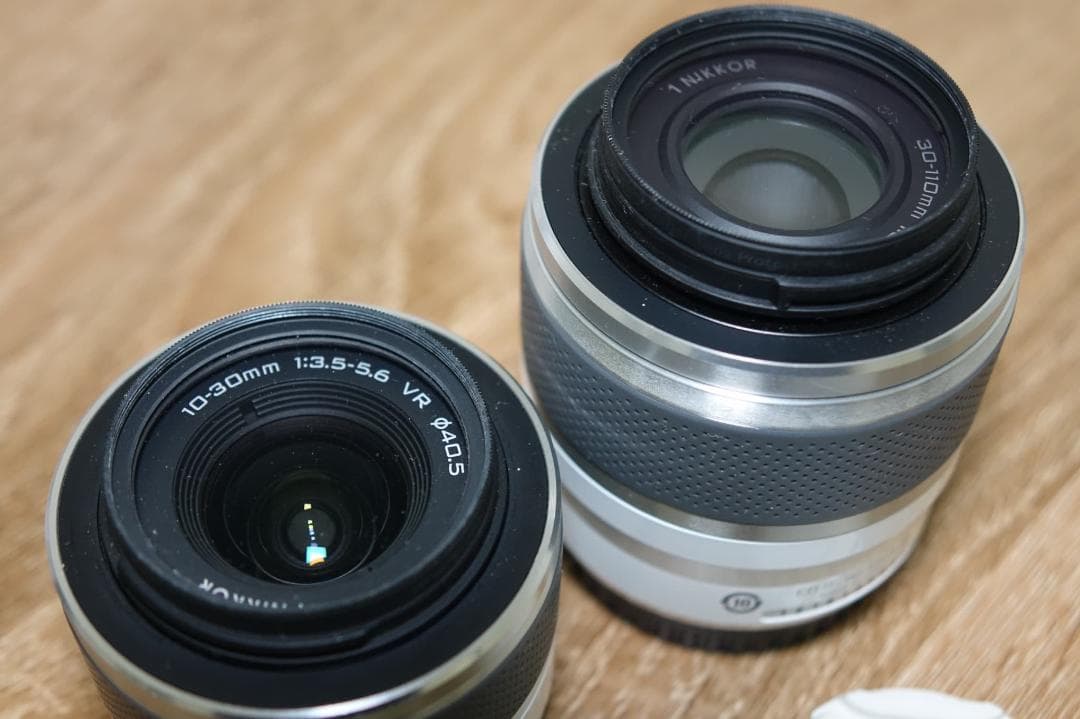 Nikon 1 J2 ホワイト ダブルレンズキット 動作確認済み フルセット