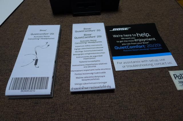 Bose QC 20i 動作確認済　箱ケース等そろっています