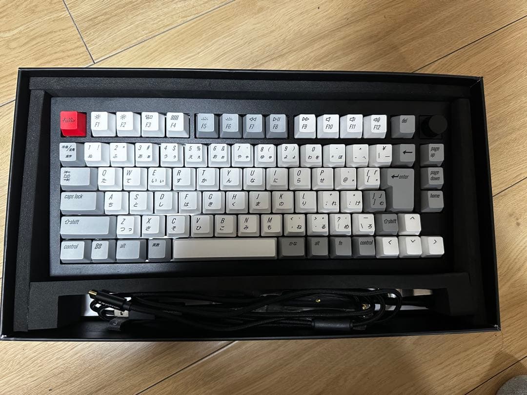 【値引き】Keychron Q1 75% 日本語(JIS) 赤軸