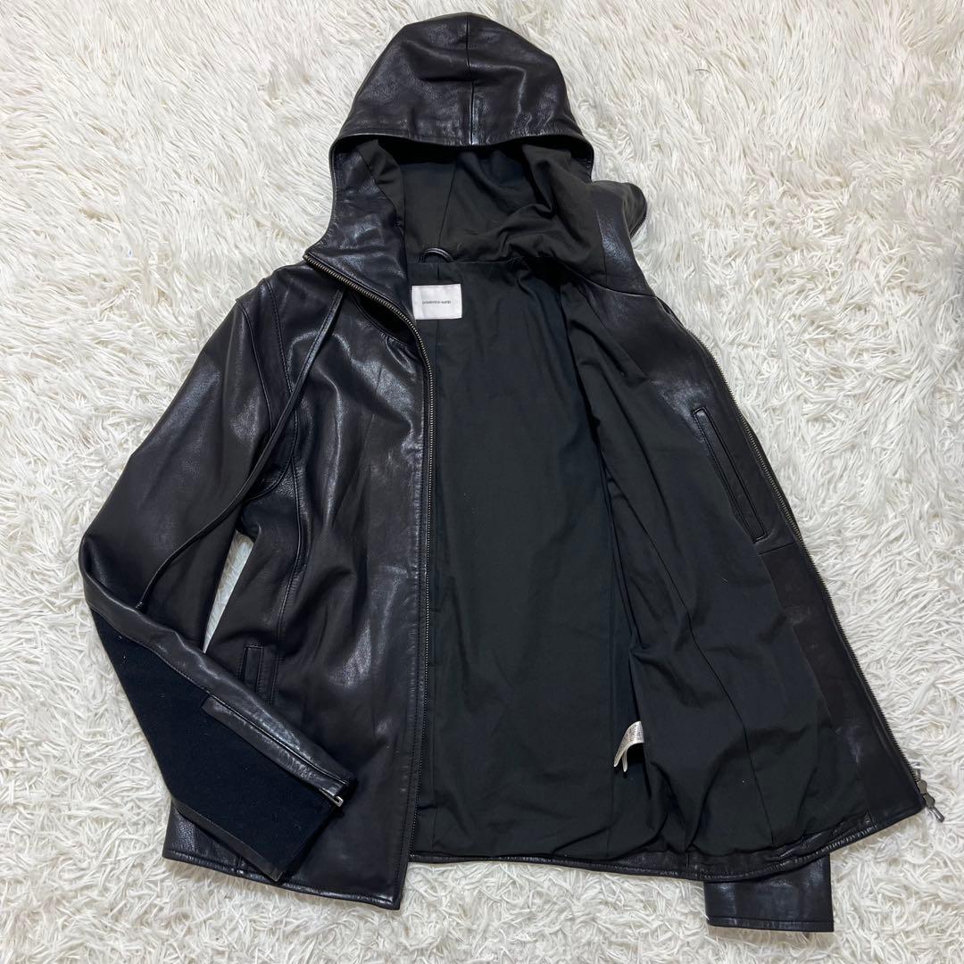 【希少XL】DOMENICO+SAVIOレザージャケット 亀梨着用　本革　フード