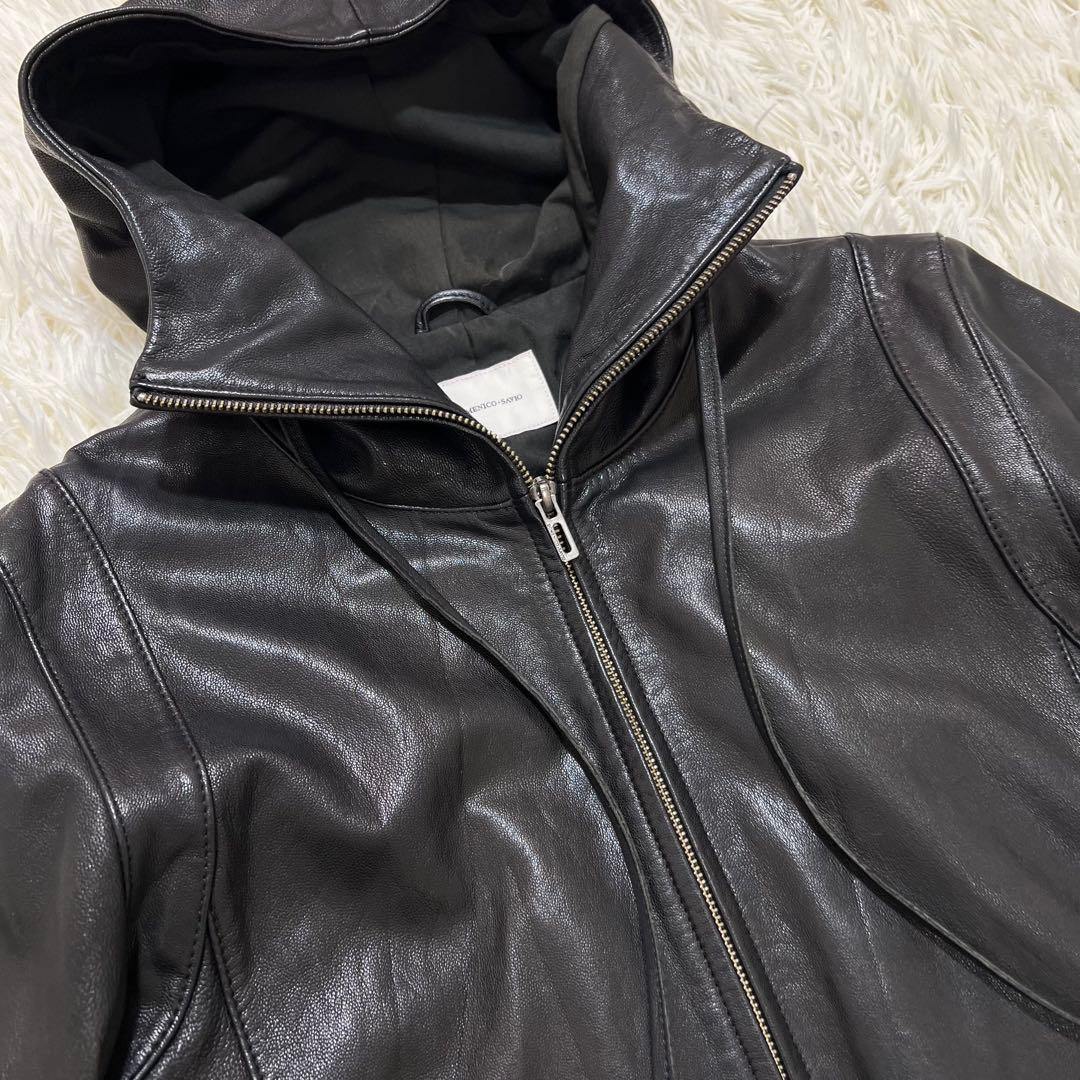 【希少XL】DOMENICO+SAVIOレザージャケット 亀梨着用　本革　フード