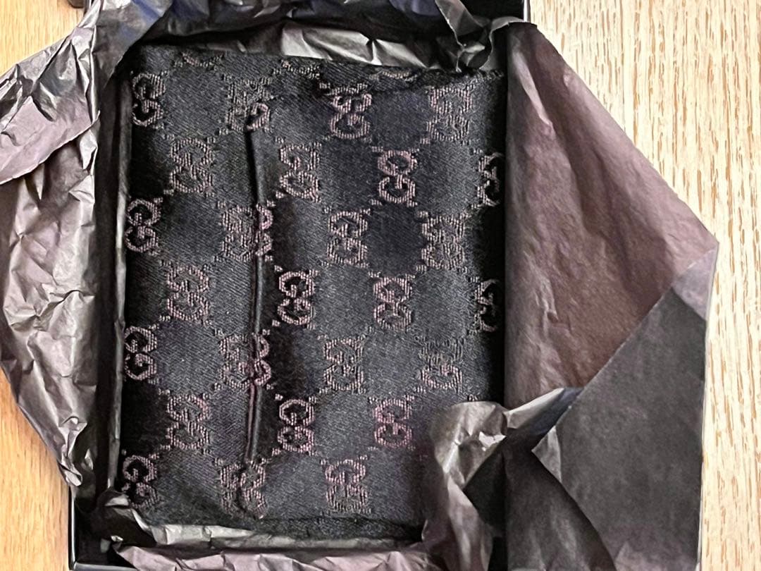 GUCCI ブラウンレザー キーホルダー