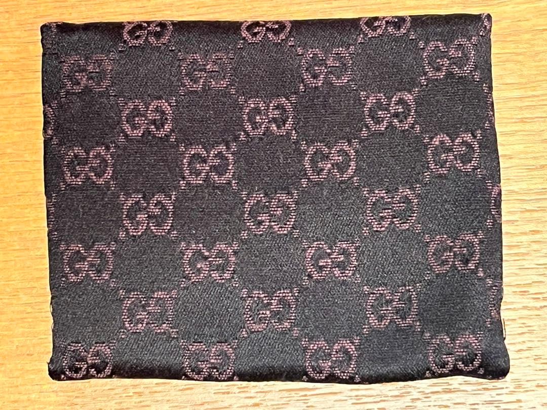 GUCCI ブラウンレザー キーホルダー