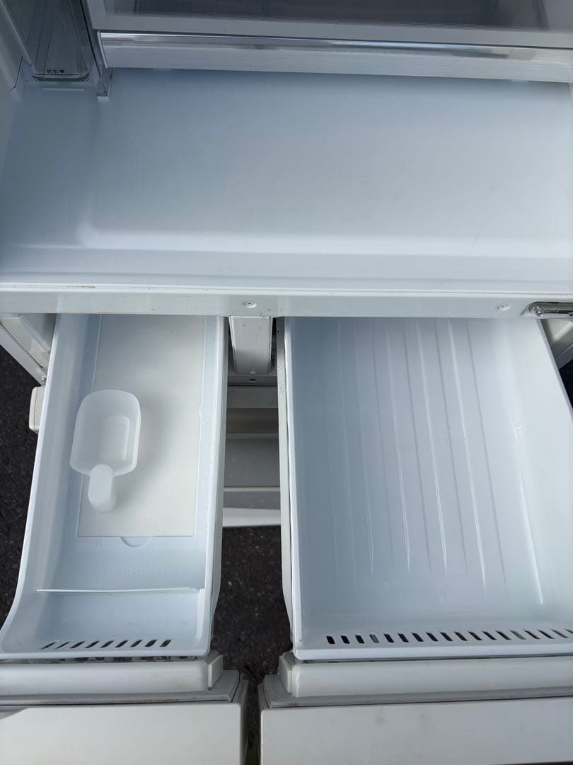 送料込み パナソニック ナノイー冷蔵庫 自動製氷 NR-E413PV-W