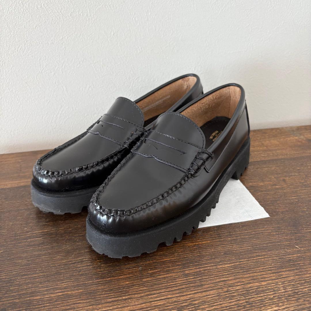 G.H.BASS　BA41810 / BLACK (RUBBER SOLE)