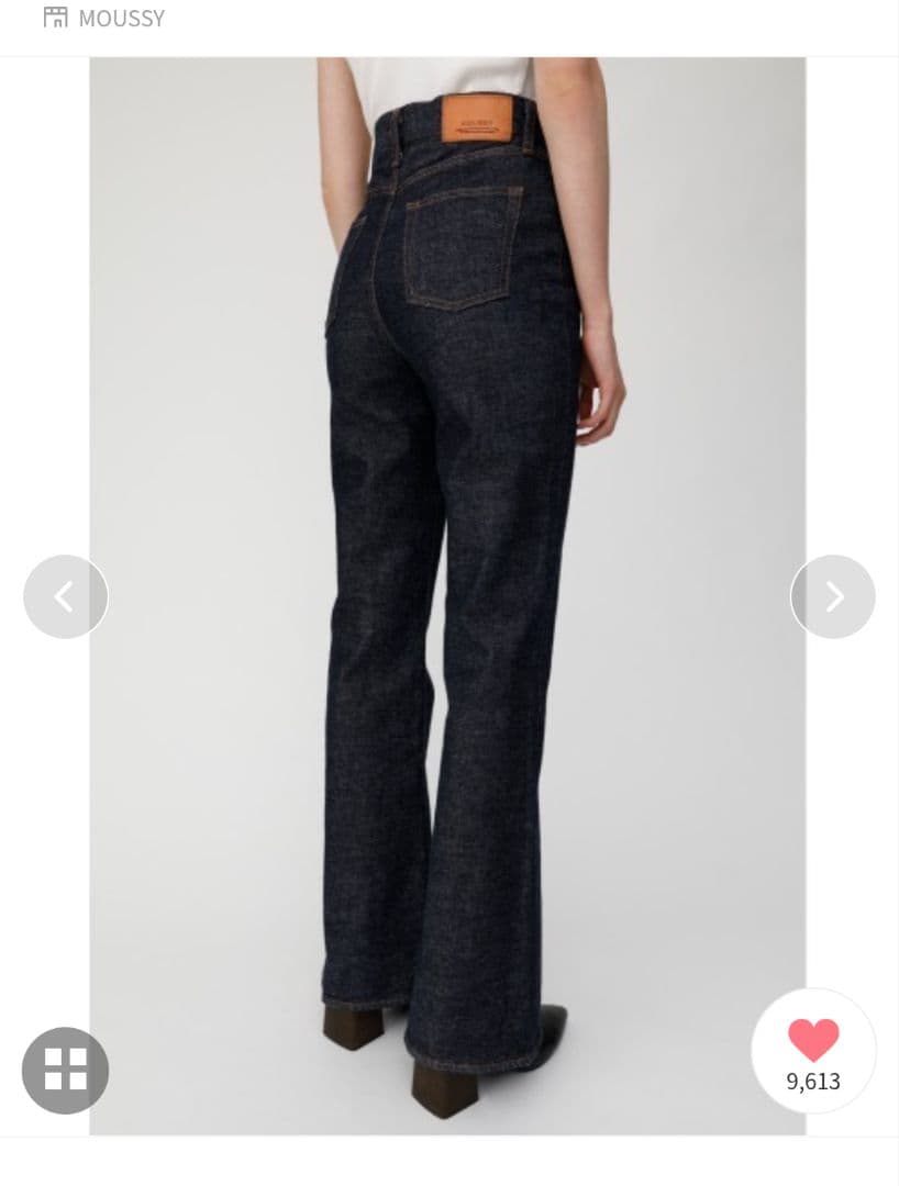 【MOUSSY♡MVSflare】マウジー フレアデニム サイズ25