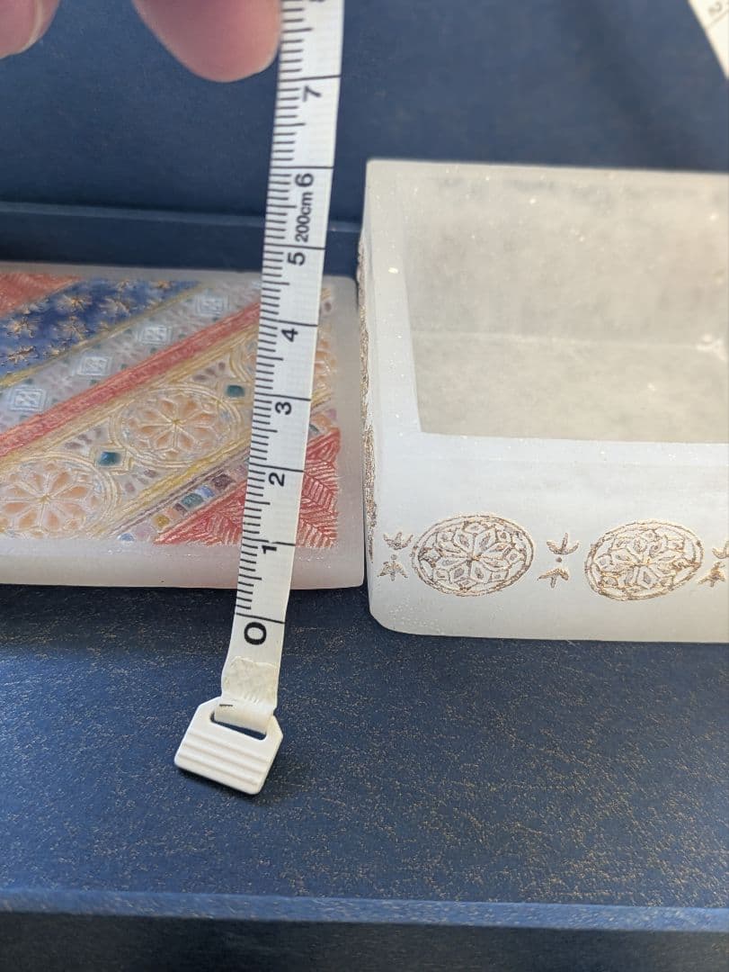 rokka glass 蓋物　大人気作家さん