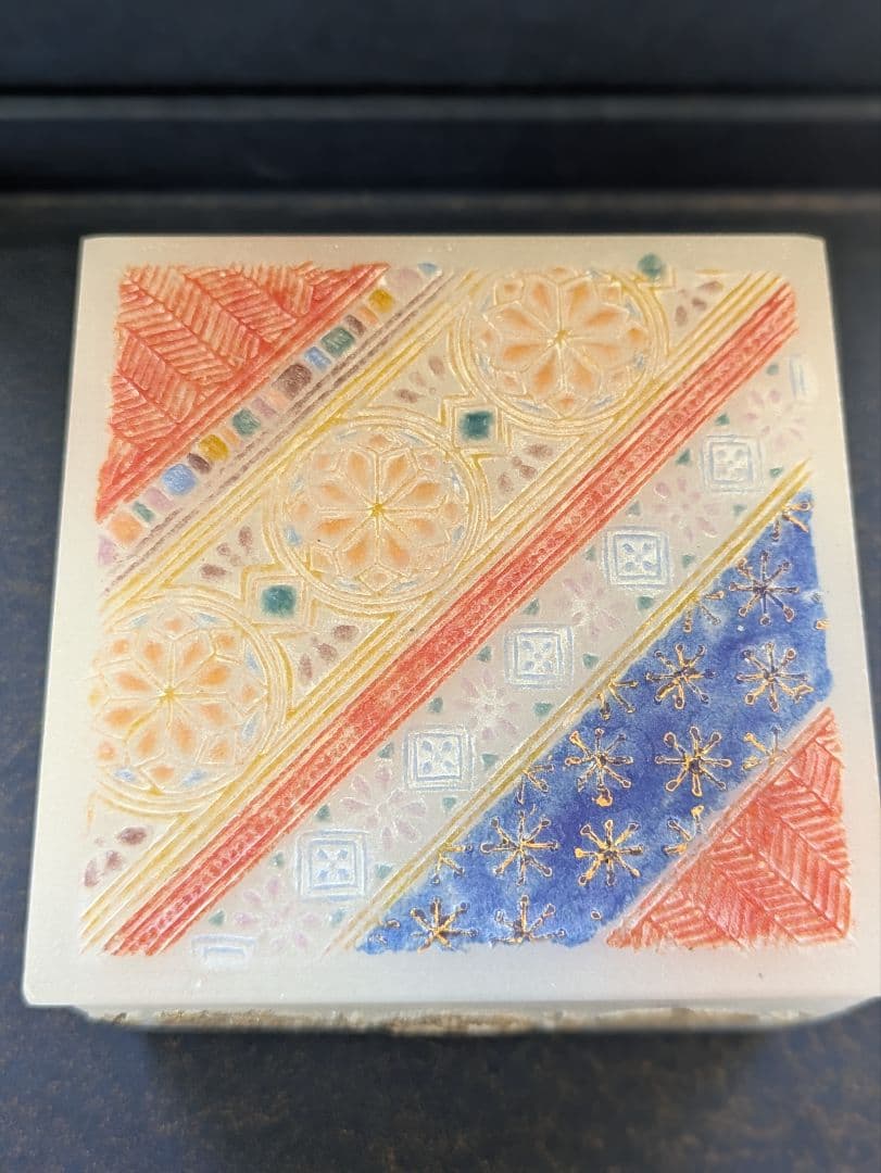 rokka glass 蓋物　大人気作家さん