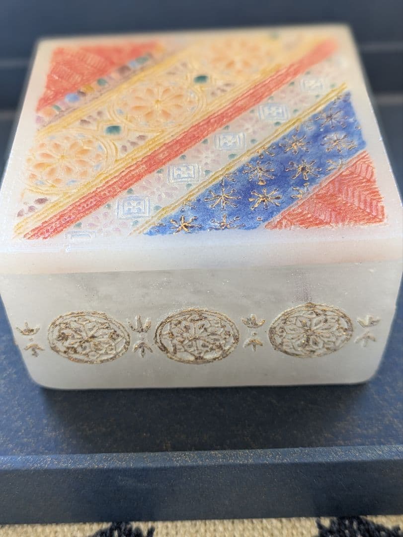 rokka glass 蓋物　大人気作家さん