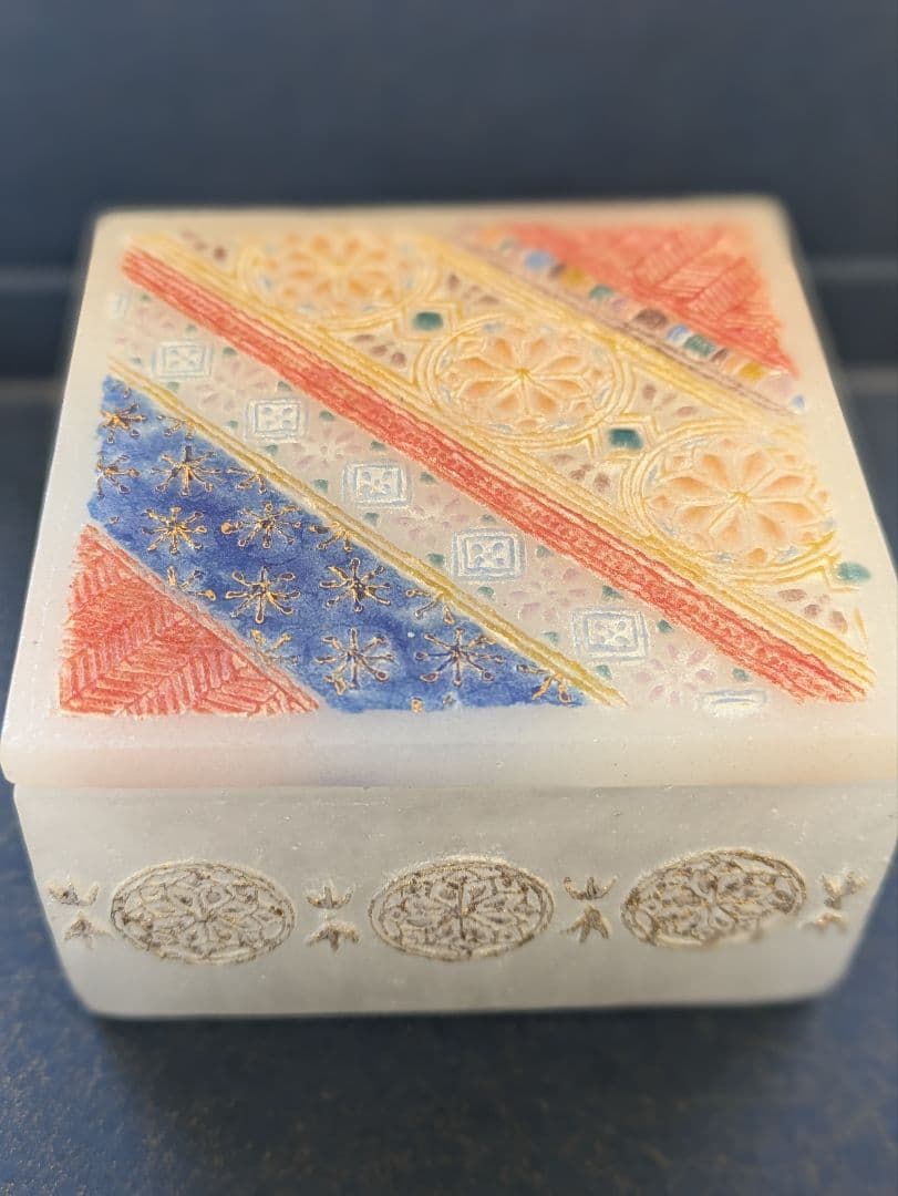 rokka glass 蓋物　大人気作家さん