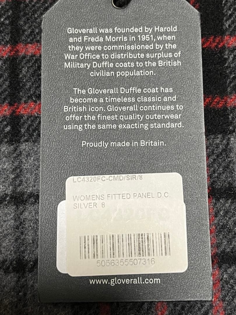新品 タグ付 GLOVERALL ダッフル コート ENGLAND製
