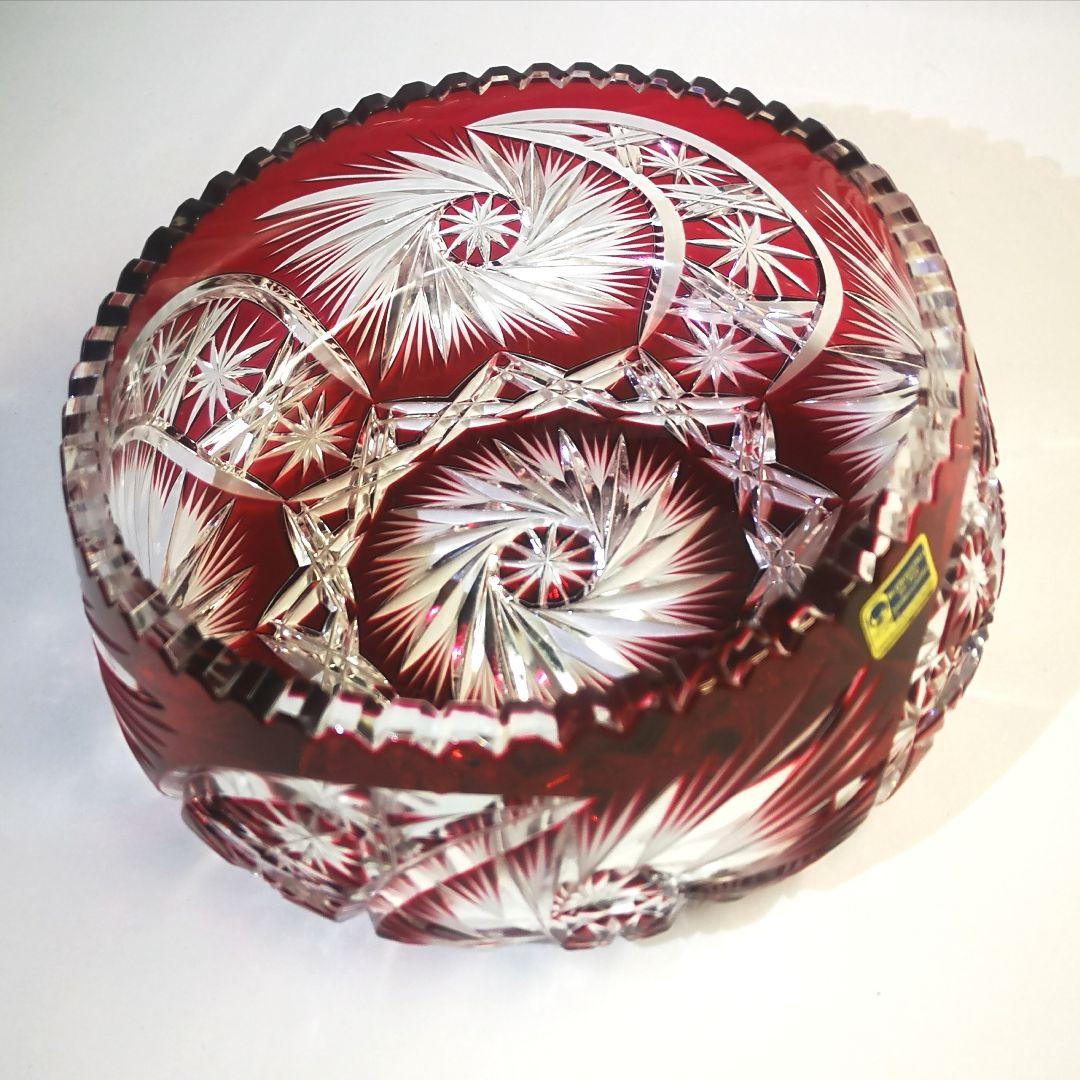 【LAUSITZER GLAS】ラウジッツァー 切子鉢 ボウル ハンドカット