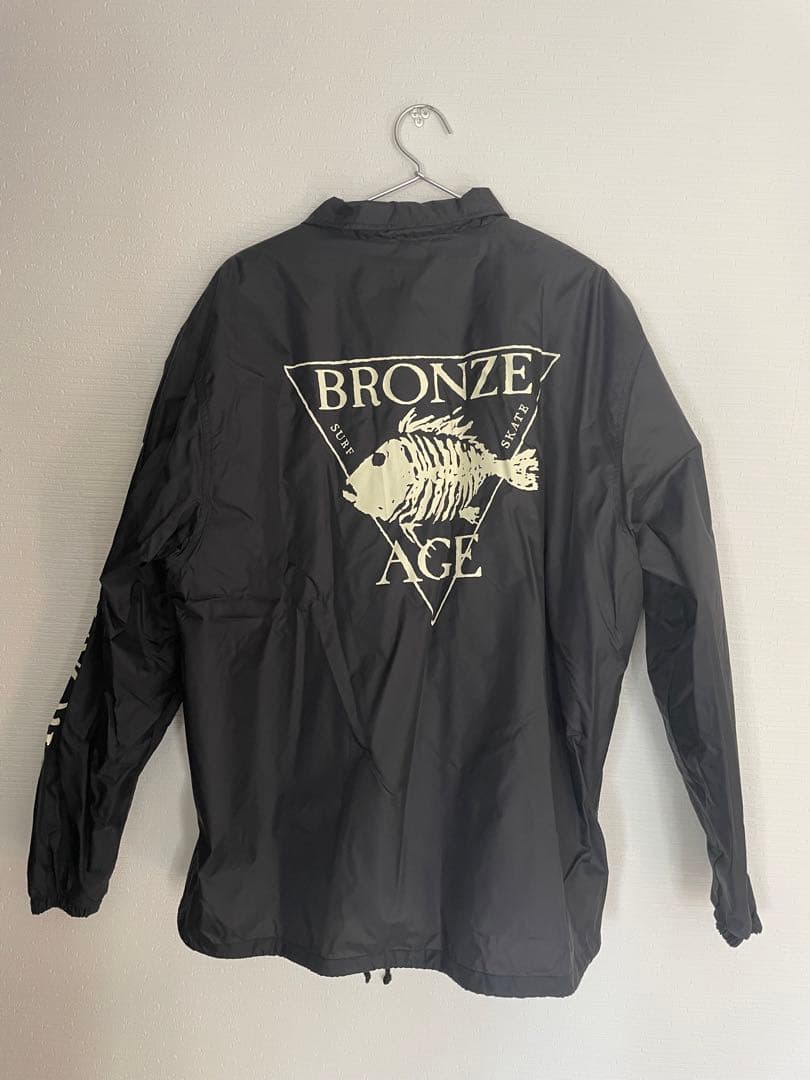 BRONZE AGE ブラックコーチジャケット XL