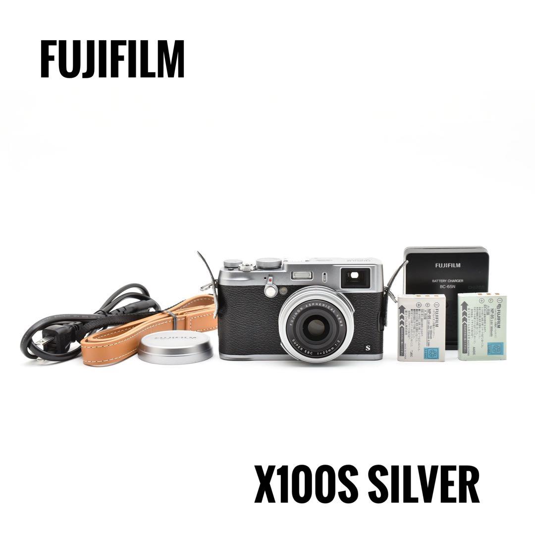 【美品】フジフィルム FUJIFILM X100S シルバー コンパクトカメラ
