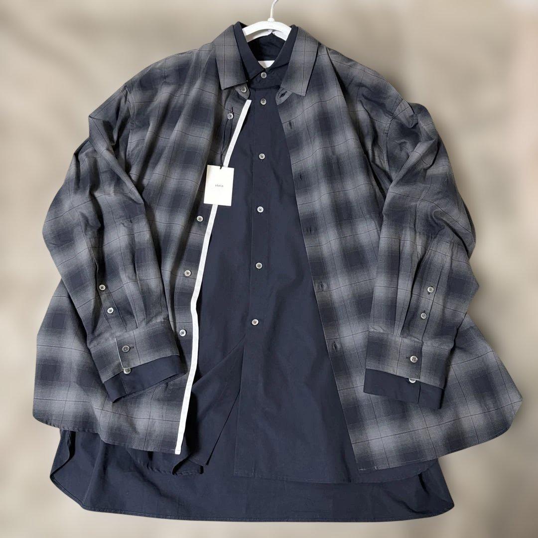 steinシュタイン OVERSIZED LAYERED SHIRT