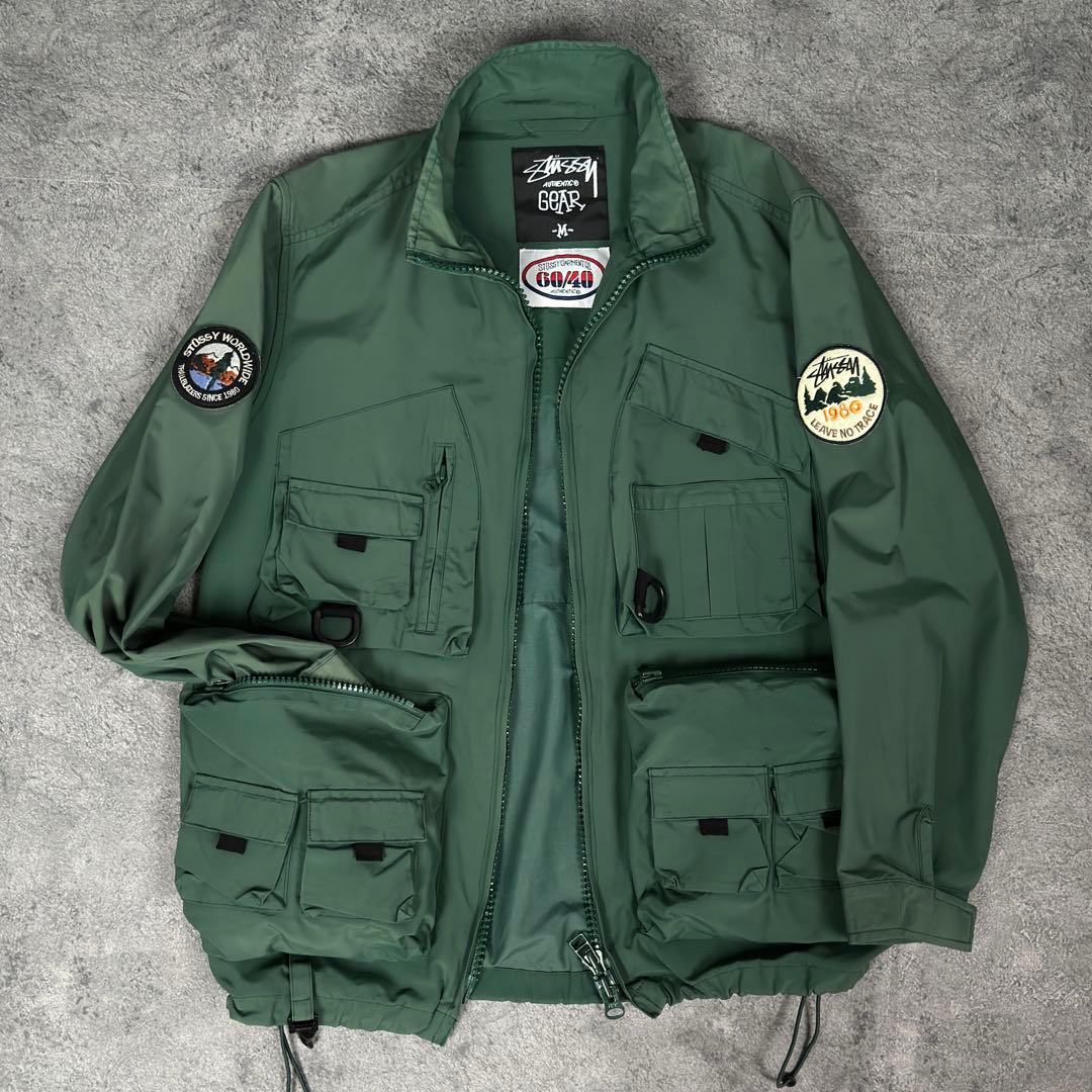 old stussy 00s フィッシング ジャケット オールドステューシー
