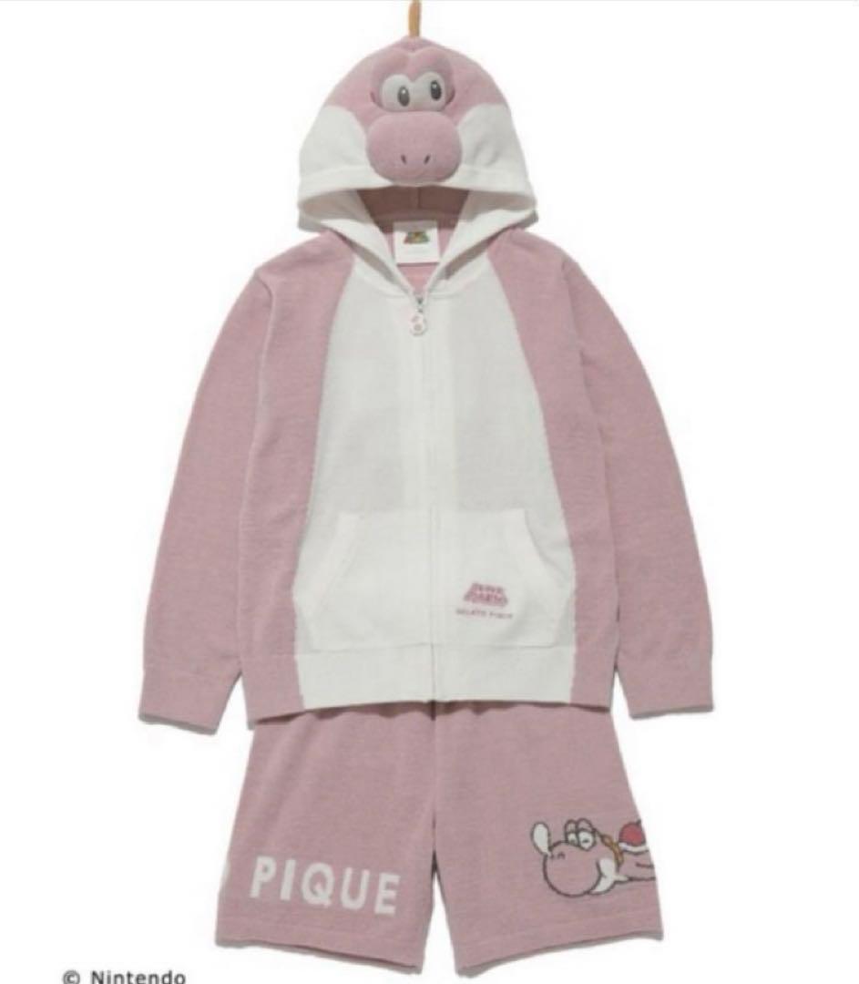 ジェラートピケ 【スーパーマリオ】　ヨッシーパーカ＆ショートパンツセット